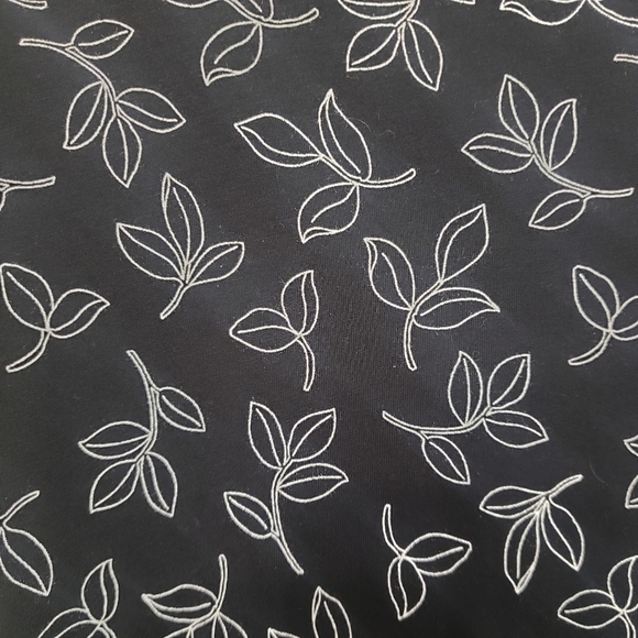 Loft Boat Neck Leaf Print T Shirt Size Medium - Picture 4 of 6